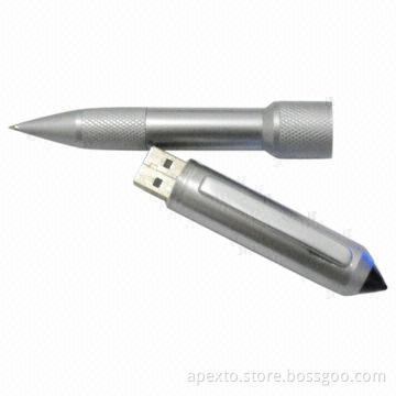 USB Flash Drives with LED Indicator and Copper Casing